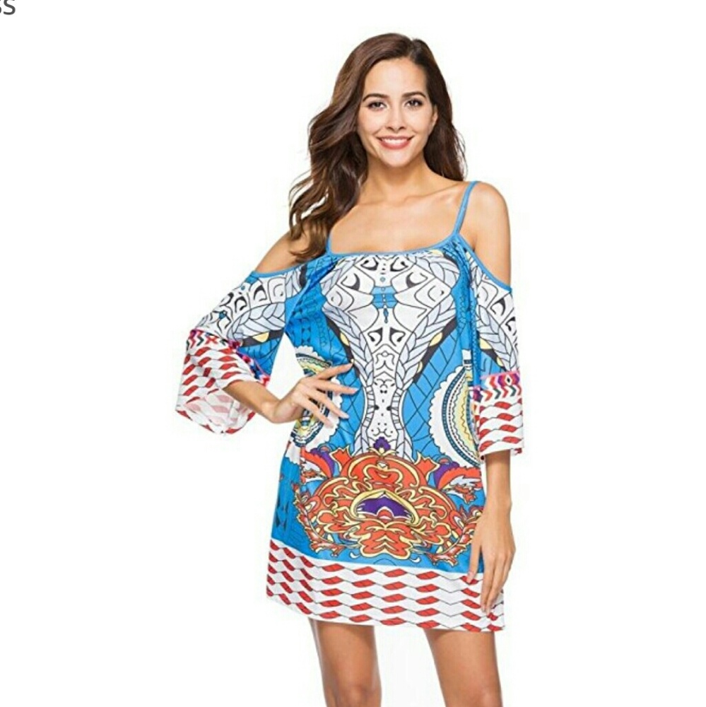 💋HOST PICK💋Women's cold shoulder dress